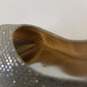 Badgley Mischka Glitter Platform Heels Silver 8 image number 8