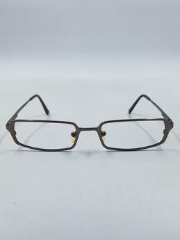 Versace Rectangle Bronze Eyeglasses alternative image
