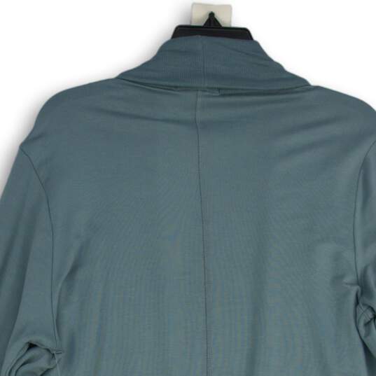NWT Womens Blue Long Sleeve Pranayama Wrap Open Front Cardigan Sweater Size L image number 4