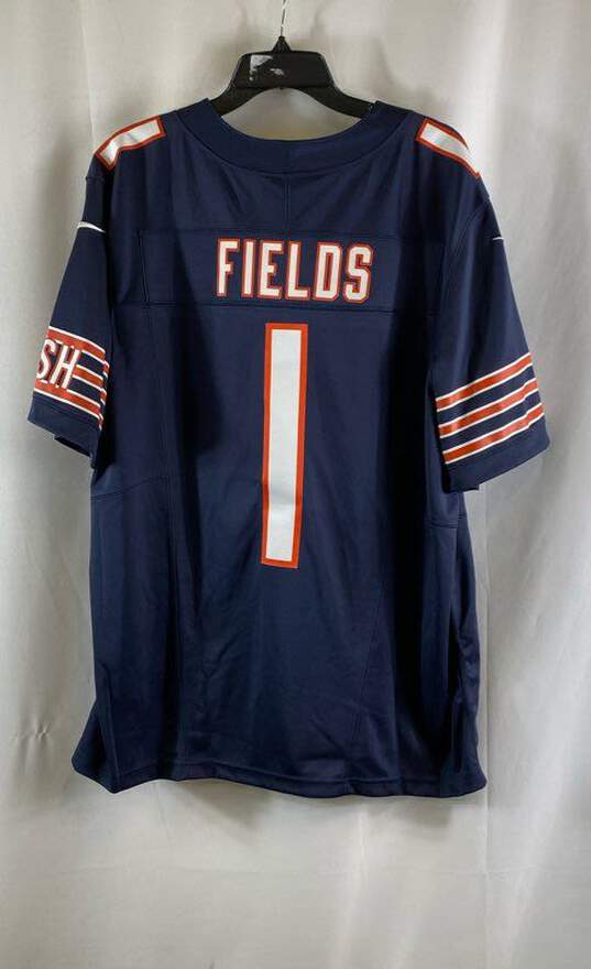 Nike NFL Bears Justin Fields #1 Navy Jersey - Size X Large image number 2