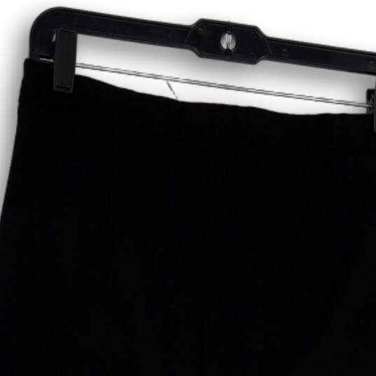 Womens Black Flat Front Regular Fit Classic Straight And Pencil Skirt Sz 6 image number 4