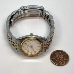 Designer Seiko Silver Gold Stainless Steel Quartz Analog Wristwatch 44.7g alternative image