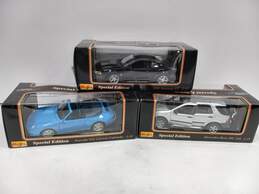 Bundle of 3 Assorted Maisto Special Edition 1:18 Scale Diecast Model Cars IOB