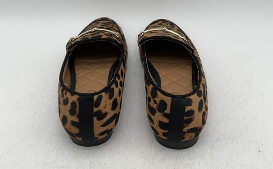 Rachel Zoe Genuine Cow Hair Animal Print Horse Bit Slip On Shoes Womens Size 9 image number 4