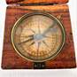 Vintage AUTHENTIC MODELS Lewis & Clark Wooden Compass  Replica image number 3