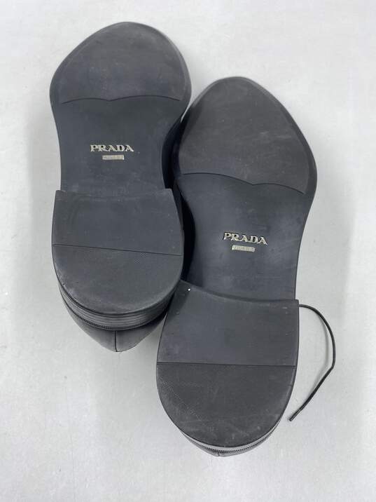Prada Black Loafer Dress Shoe Men 8 image number 7