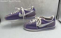 Nike Womens Lilac White Sneakers Size 8