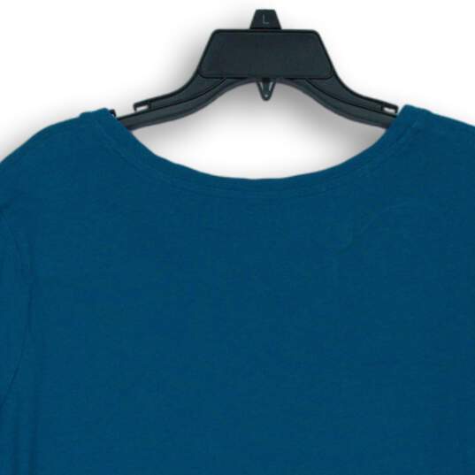 Women's Eddie Bauer Teal Pullover T-Shirt Size XXL image number 4