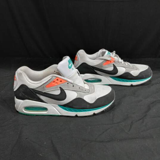 Nike Air Max Correlate Shoes White/Back/Teal/Mango/Gray Women's Size 8 image number 4