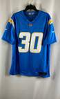 Nike NFL Chargers Austin Ekeler # 30 Blue Jersey - Size Medium image number 1