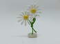 Vintage Yellow & White Mod Flower Brooches & Necklace 65.3g image number 2