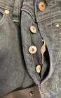 Diesel Mens Black 5-Pocket Design Low Rise Denim Straight Jeans Size 33x34 image number 8