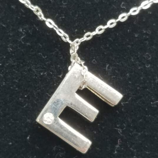 Sterling Silver CZ Necklace/Earring/Bracelet Bundle 3pcs. 13.2g image number 3