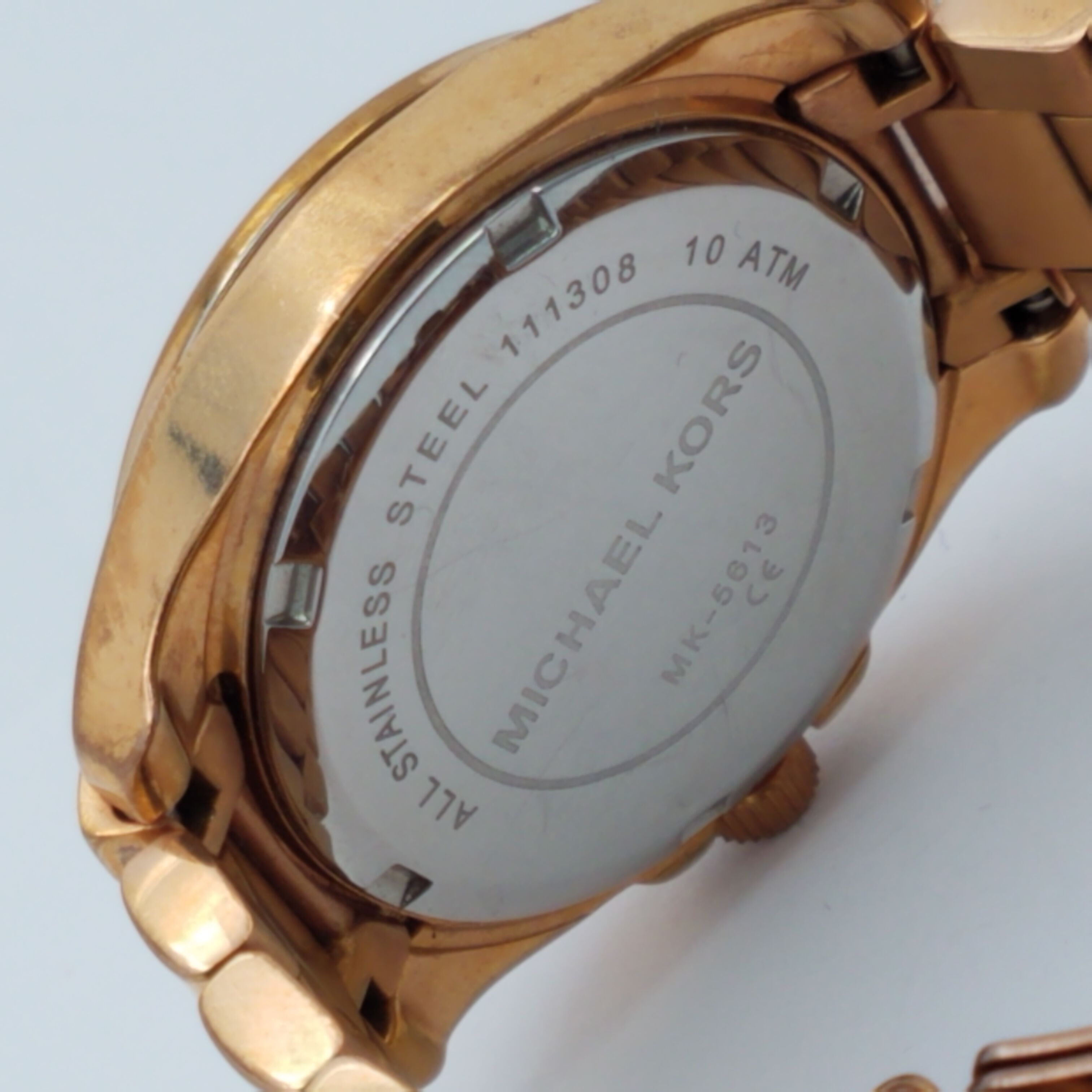 Michael Kors Blair Rose Gold Stainless Steel Rose Gold Dial Quartz Watch  For Ladies  Mk5613
