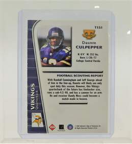 1999 Daunte Culpepper Collector's Edge Triumph Rookie Galvanized Vikings alternative image