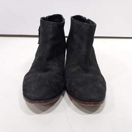 Sam Edelman Women's Black Leather Side Zip Booties Size 7