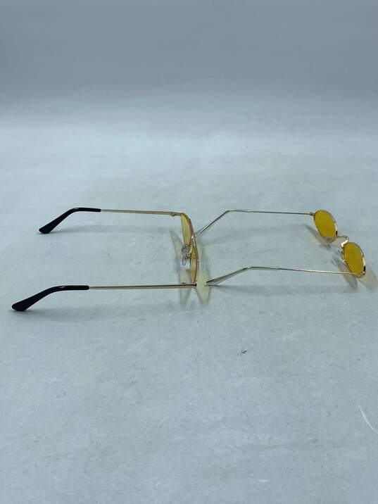 Lot of 2 Unbranded Gold Sunglasses Women's- Size One Size image number 5