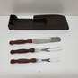 Vintage Cutco 3 Piece Fork & Knife Set With Wall Mount image number 1