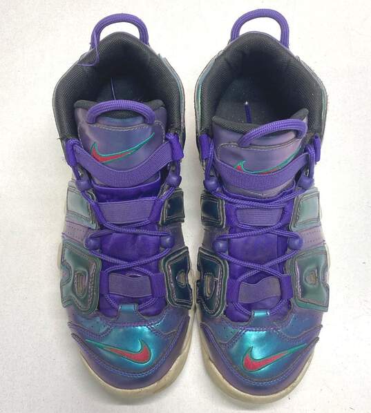 Nike Air More Uptempo Iridescent Purple (GS) Athletic Shoes Women's SZ 8.5 image number 6