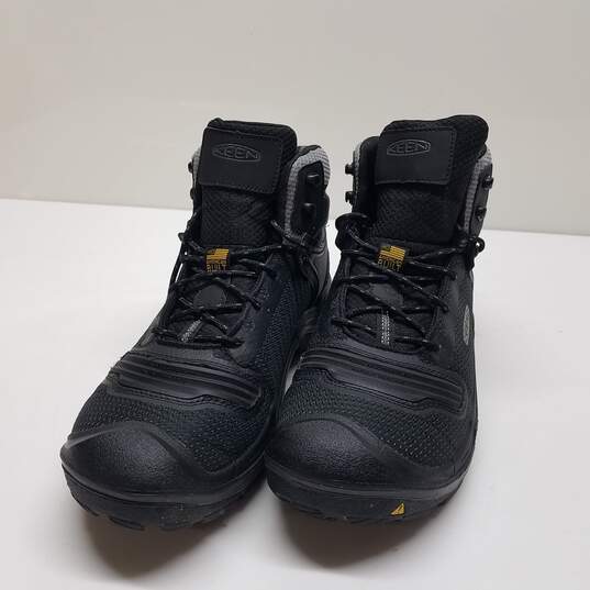 Keen Men's Black Waterproof Ankle Boots US Size 12 image number 1
