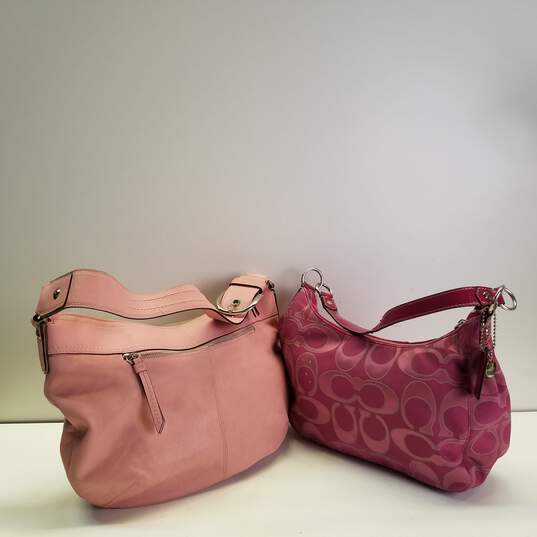 Coach - Pink Shoulder Bag Leather