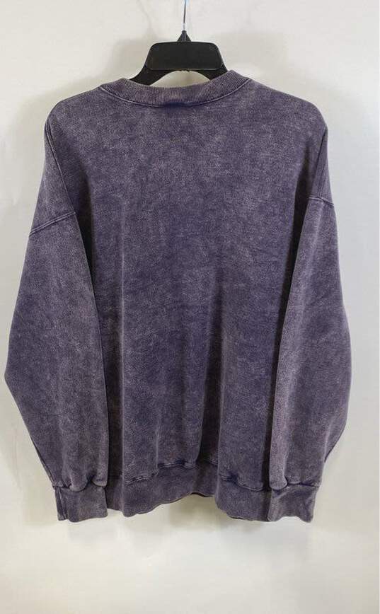 Nutmeg Mens Purple Long Sleeve New York Giants NFL Pullover Sweatshirt Size XL image number 2