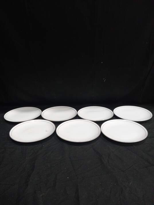 7 Pc. Set of Royal Sovereign Bread Plates image number 1