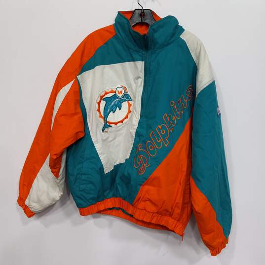 Buy the Vintage 90s Team NFL Miami Dolphins Pro Player Jacket Size Large