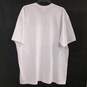 Mens White Cotton Crew Neck Short Sleeve Pullover Graphic T-Shirt Size XL image number 2