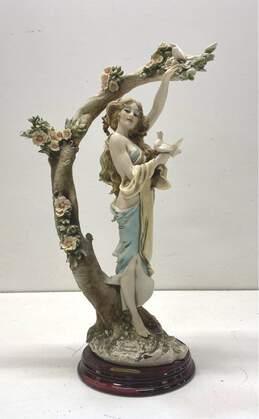 Giuseppe Armani 15 inch Tall Florence Art Sculpture Dove Sanctuary Female Statue