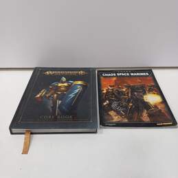 Codex Chaos Space Marines & Warhammer Age of Sigmar Game Books