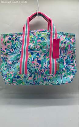Lilly Pulitzer Womens Multicolor Floral Tote Bag With Tags