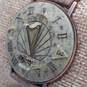 Fossil 35mm Sundial Vintage Novelty Roman Numeral Copper Watch image number 3