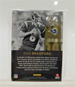 2014 Sam Bradford Panini Black Gold Team Symbols Silver /25 St Louis Rams alternative image