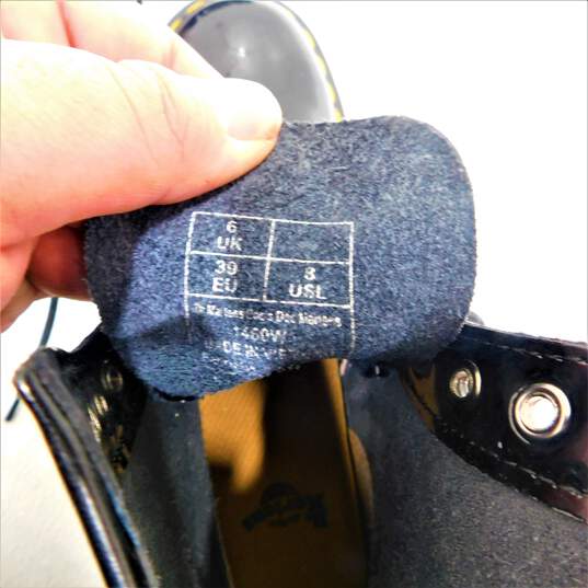 Dr. Martens Black Patent Lamper Boots IOB Size 8 image number 6