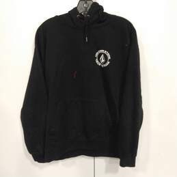 Men's Black Volcom Stone Hoodie Size M