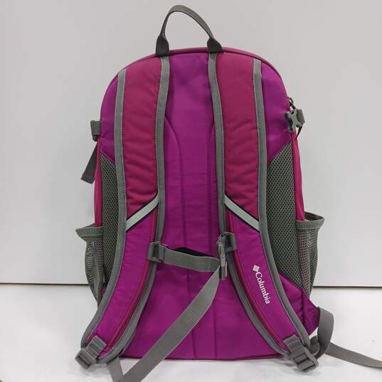 Columbia Gray & Purple Backpack image number 2