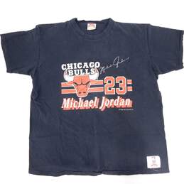 VTG 1989 Chicago Bulls Michael Jordan 23 Nutmeg Mills T-Shirt Size XL