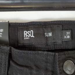 RSQ Jeans Women Black Distress Slim Jeans Sz 31 x 30 Nwt alternative image