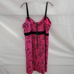 Torrid x Betsey Johnson Pink/Black Sleeveless Dress Size 22 alternative image