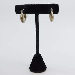 Artisan 925 Carnelian Pendant Necklace & Ring w/ Hoop Earrings 22.4g alternative image