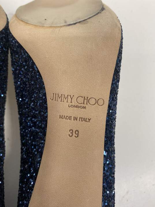 Jimmy Choo Blue heel Heel Women 8.5 image number 6