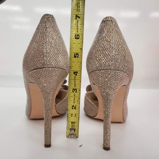 Betsey Johnson Women's 'Prince' Gold D'Orsay Heels Size 8.5 image number 6