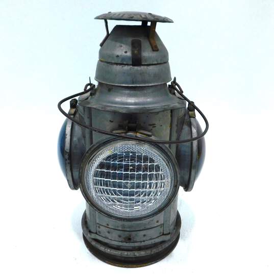 Vintage Handlan RR Railroad Lantern Oil Lamp image number 5