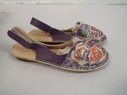 ANUSCHKA LUSH LILAC LEATHER SLINGBACK IN BOX-SZ 38 image number 3