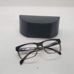 SALT. Norton Smoky Translucent Squared Off Retro Eyeglass Frames (No Lenses)