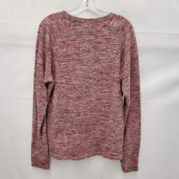 Scotch & Soda MN's Tokyo Heather Red Crew Neck Pullover Sweatshirt Size L alternative image