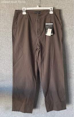 Saks Fifth Avenue 100% Cotton Mens Green Pants Size 33/32 w/ Tags