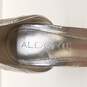 Aldo Women's Silver Metallic Peep Toe Pumps Size 8 image number 7