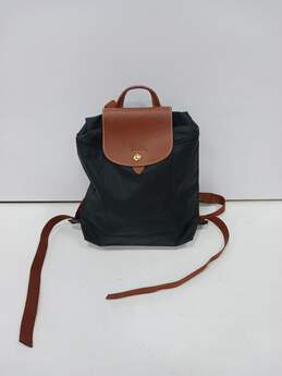 Longchamps Blue & Brown Handbag